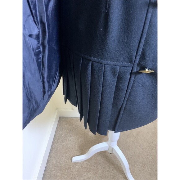 Rare VtG 80’90’BEBE Mini Pleated Dress Set Long Jacket Vest Made USA Sz 6 Small - Picture 9 of 16